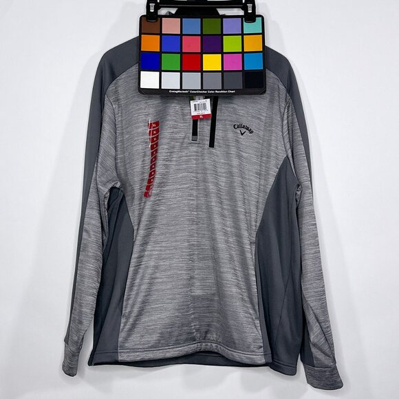 NWT‎ Callaway Quarter Zip Pullover Long Sleeve Golf UPF 50 Protection Size XL - Picture 14 of 14